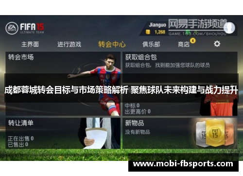 成都蓉城转会目标与市场策略解析 聚焦球队未来构建与战力提升